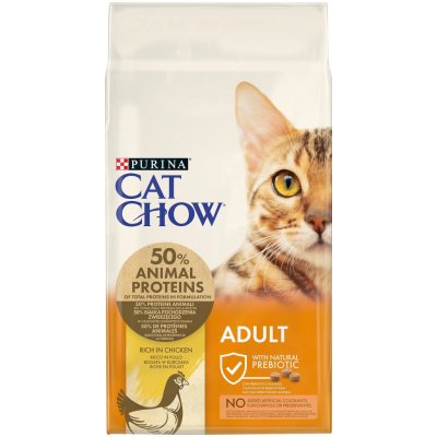 Cat Chow Adult kuře & krůtí 15 kg – Zboží Mobilmania