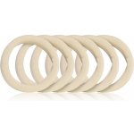 BrushArt Hair Band gumičky do vlasů Beige 6 ks – Sleviste.cz
