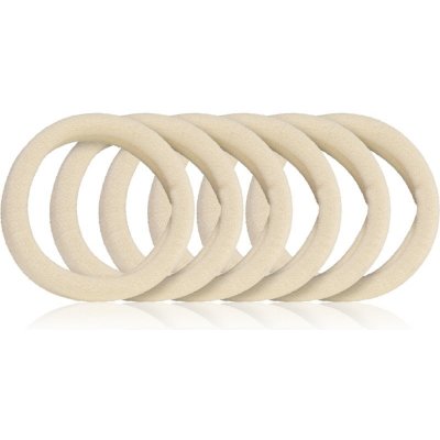 BrushArt Hair Band gumičky do vlasů Beige 6 ks – Sleviste.cz