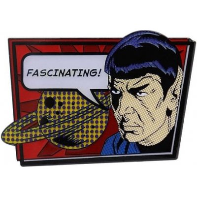 Odznak Star Trek - Spock Fascinated