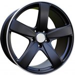 Racing Line FE023 10x21 5x130 ET50 black matt polished rim – Sleviste.cz
