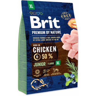 Brit Premium by Nature Junior XL 3 kg – Zboží Mobilmania