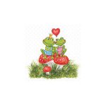 Zamilované žáby 33x33 UBF002761 – Hledejceny.cz