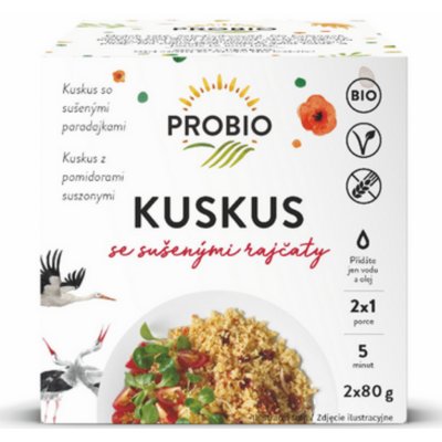 Probio Kuskus se sušenými rajčaty BIO 2 x 80 g – Hledejceny.cz