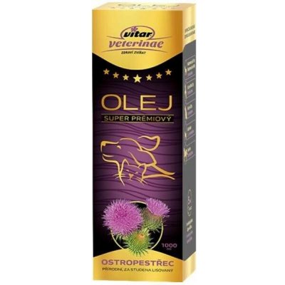 Vitar Veterinae Ostropestřecový olej pro psy a kočky 1000 ml – Hledejceny.cz