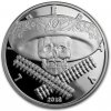 Silver Shield Mince západní lebky Mexický bandita 1 oz