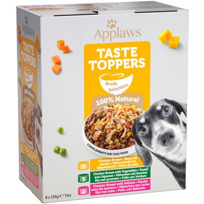 Applaws Taste Toppers Broth Multipack 8 x 156 g