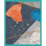 Plakát Abstract_4 21X29,7 cm + rám tyrkysové moře – Hledejceny.cz