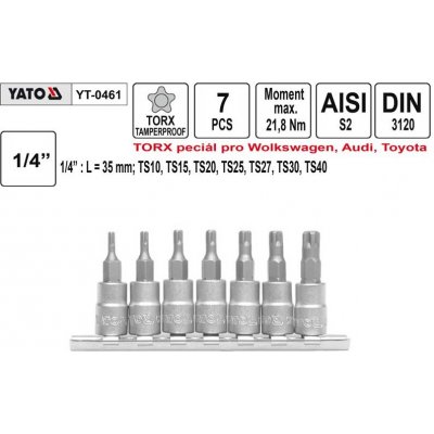 Yato TS10-TS40 7 ks – Zbozi.Blesk.cz