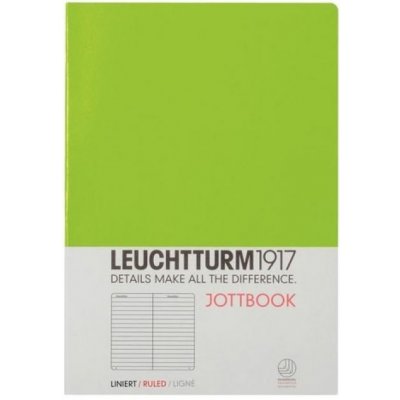 LEUCHTTURM1917 JOTTBOOK MEDIUM A5 linky Lime – Zboží Živě
