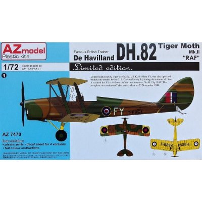 AZ Model DH.82 Tiger Moth Mk.II RAF 7470 1:72