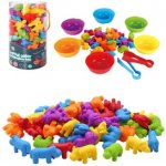 KIK KX5699 Vzdělávací vozidla učící se počítat 36 ks – Zboží Dáma