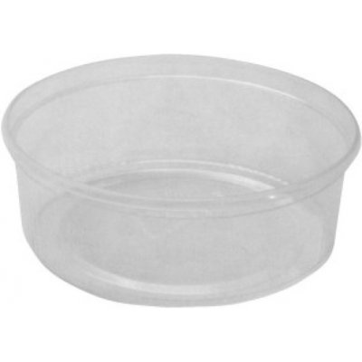 Plastová miska oválná průhledná s víčkem 1500 ml (PP) (25 ks) – Zboží Mobilmania
