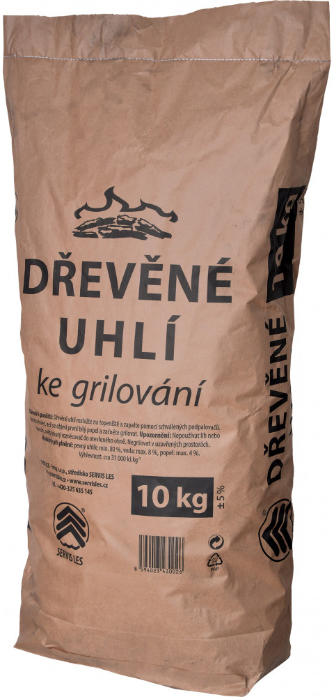 Servis Les Gastro dřevěné uhlí 10kg
