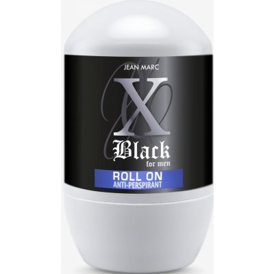 Jean Marc X BLACK pánský deodorant roll on 50 ml – Zboží Mobilmania