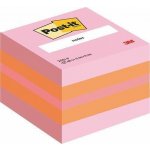 Samolepicí bloček, pink, 51x51 mm, 400 listů, 3M POSTIT – Hledejceny.cz