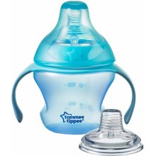 Tommee Tippee přechodový hrnek se savičkou a pítkem modrý 150 ml