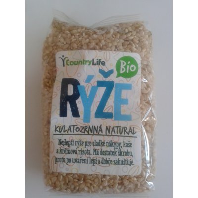 Country Life Rýže pololoupaná kulatozrnná 500 g