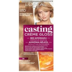 L'Oréal Paris Casting Creme Gloss barva na vlasy na barvené vlasy na všechny typy vlasů 810 Vanilla Icecream 48 ml