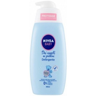 Nivea Baby pečující gel na vlasy a tělo 500 ml – Zbozi.Blesk.cz