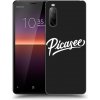 Pouzdro a kryt na mobilní telefon Sony Pouzdro Picasee silikonové Sony Xperia 10 II - Picasee - White černé