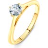 Prsteny Savicki zásnubní prsten The Light žluté zlato diamant DL R2 2 Z