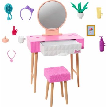 Mattel Barbie Stylový nábytek Toaletní stolek HJV35