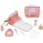 Smoby Přebalovací taška s plenkou Soft Baby Nurse s láhví a 8 doplňky pro panenku 42 cm – Hledejceny.cz