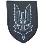 ARMED PATCHES PVC nášivka Special Air Service SAS, černá – Zboží Dáma