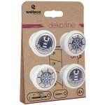 Walteco Set nábytkových knopek Kormidlo a Maják průměr 40 mm bílá 4 ks 7728 – Hledejceny.cz