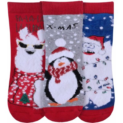 Darré Dětské ponožky vysoké Vánoční zvířátka B