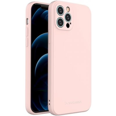 Pouzdro Wozinsky Color Case silicone flexible durable case iPhone 13 Pro růžové