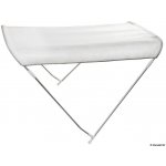 OSCULATI Bimini hliníkové 2 ramenné bílé - šířka 130/140 cm, průměr trubky Ø22 mm – Hledejceny.cz