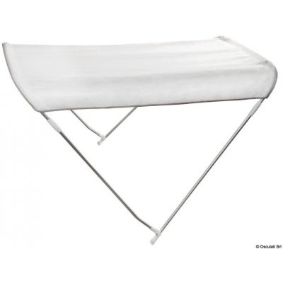 OSCULATI Bimini hliníkové 2 ramenné bílé - šířka 130/140 cm, průměr trubky Ø22 mm – Hledejceny.cz