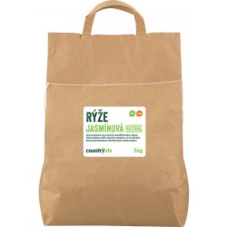 Country Life Bio Rýže jasmínová natural 5 kg