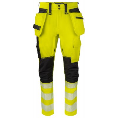 Projob 6527 PRACOVNÍ KALHOTY DO PASU EN ISO 20471Cordura® Žlutá/černe