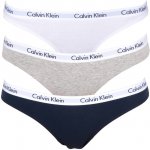 Calvin Klein 3PACK dámské kalhotky vícebarevné QD3588E999 – Zboží Dáma