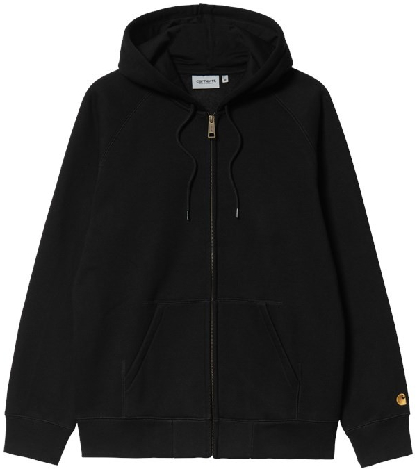 Carhartt WIP Hooded Chase Jacket Black Gold