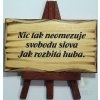 Žertovný předmět Žertovná tabule stojící Nic tak neomezuje