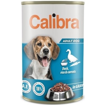 Calibra Dog konzerva Duck,rice&carrots in gravy 1240g