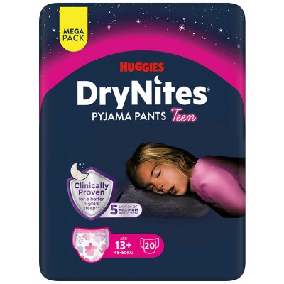 DryNites natah.kalhot.dívky 13+let/48-60kg/20ks – Sleviste.cz