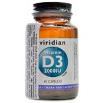 Viridian Vitamin D3 2000 IU 60 kapslí – Hledejceny.cz