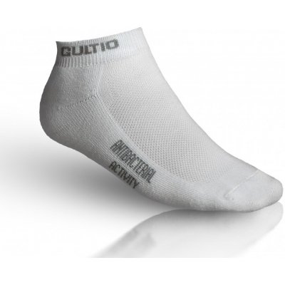 Gultio polofroté snížené ponožky bílé