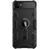 Pouzdro a kryt na mobilní telefon Apple Pouzdro Nillkin CamShield Armor iPhone 7/8/SE2020 tmavě černé