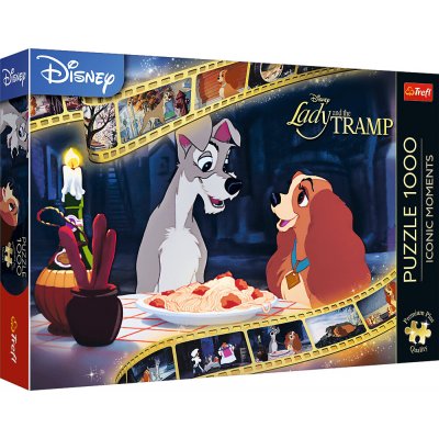 TREFL Premium Plus Iconic Moments Lady a Tramp 1000 dílků – Zboží Mobilmania