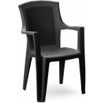 Bibl plastové křeslo EDEN LUX - antracit – Hledejceny.cz