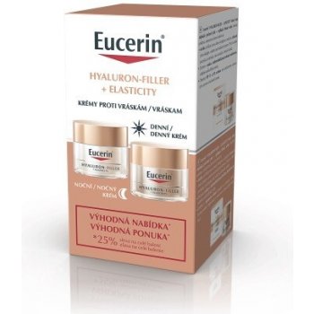 Eucerin Hyaluron-Filler + Elasticity denní + noční krém 2 x 50 ml dárková sada