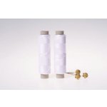 Lněná nit jemná, 20 x 3, 100m, čistě bílá – Zboží Dáma