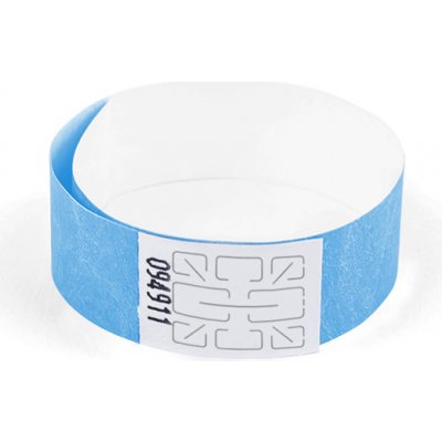 TYVEK Identifikační náramek 1,9 cm - sky blue – Zbozi.Blesk.cz