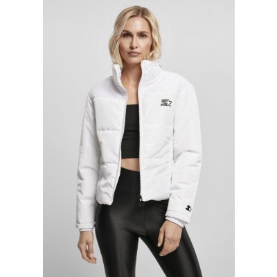 Ladies Starter Logo Puffer Jacket white